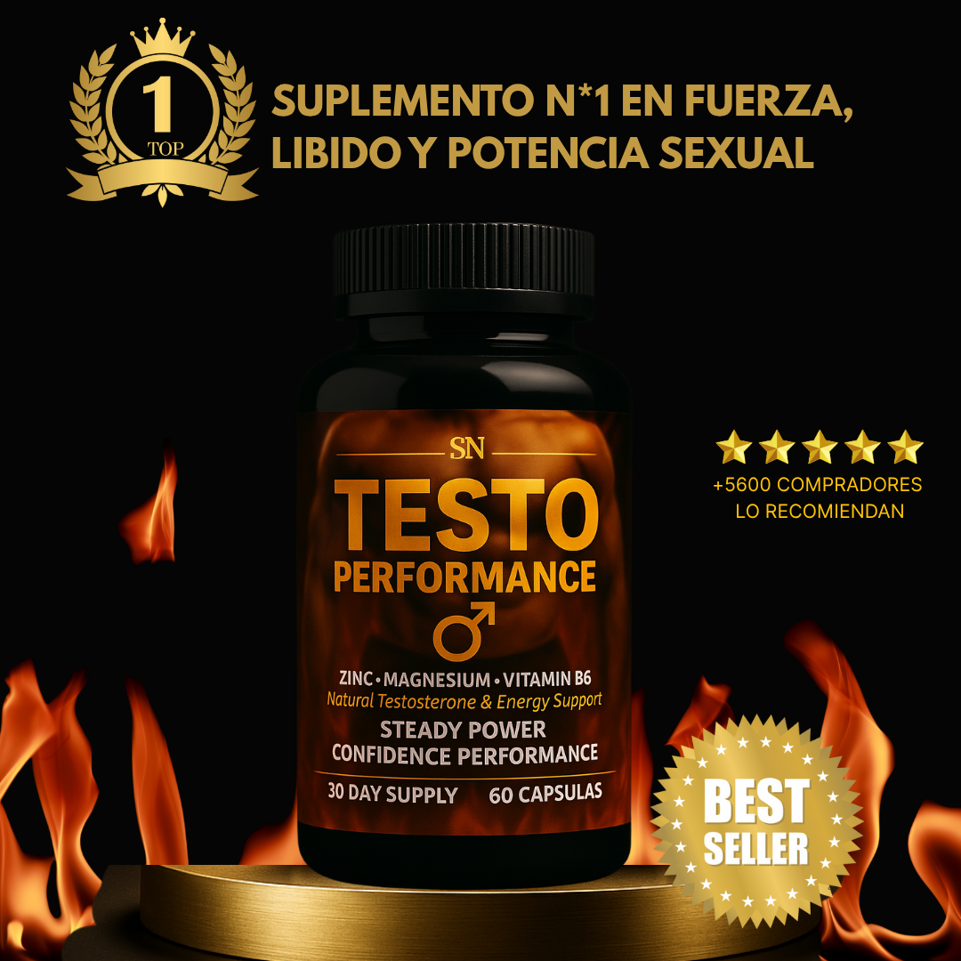 FLY NEW TESTO PERFORMANCE- N1 Libido Potencia Sexual Testobolic Genetic Sabor Neutro