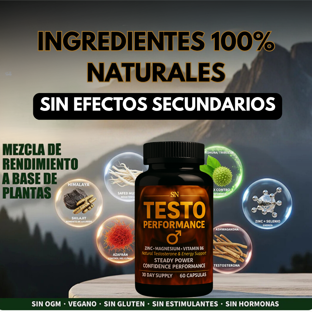 FLY NEW TESTO PERFORMANCE- N1 Libido Potencia Sexual Testobolic Genetic Sabor Neutro